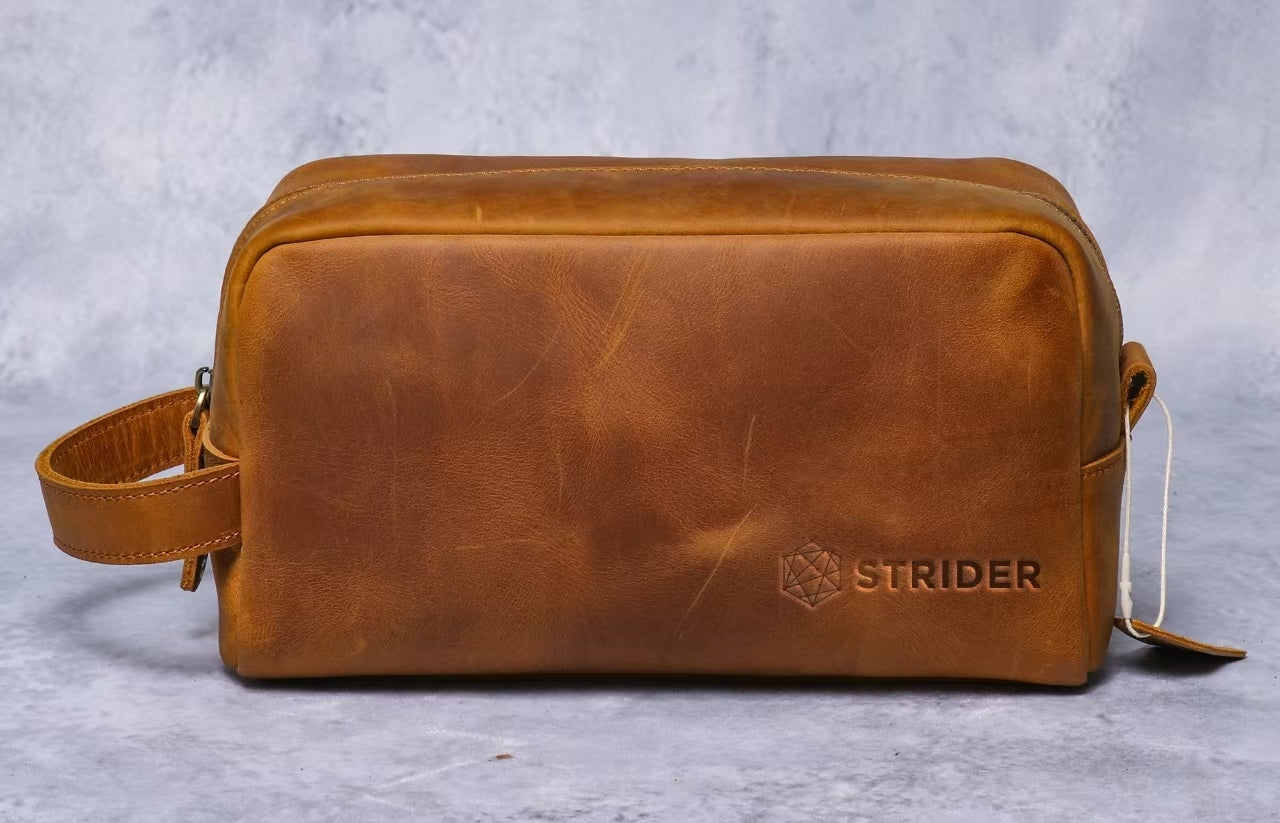 Leather Toiletry Bag